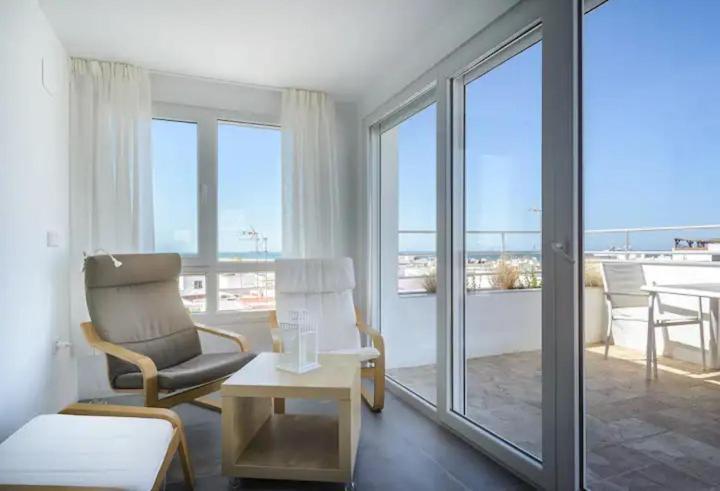 Apartamento Con Terraza Vistas Al Mar. Conil de la Frontera Kültér fotó
